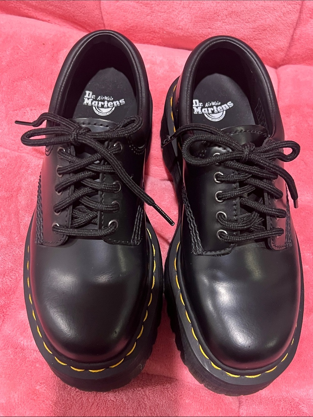 Dr. Martens 8053 Leather Platform Casual shoes - Black